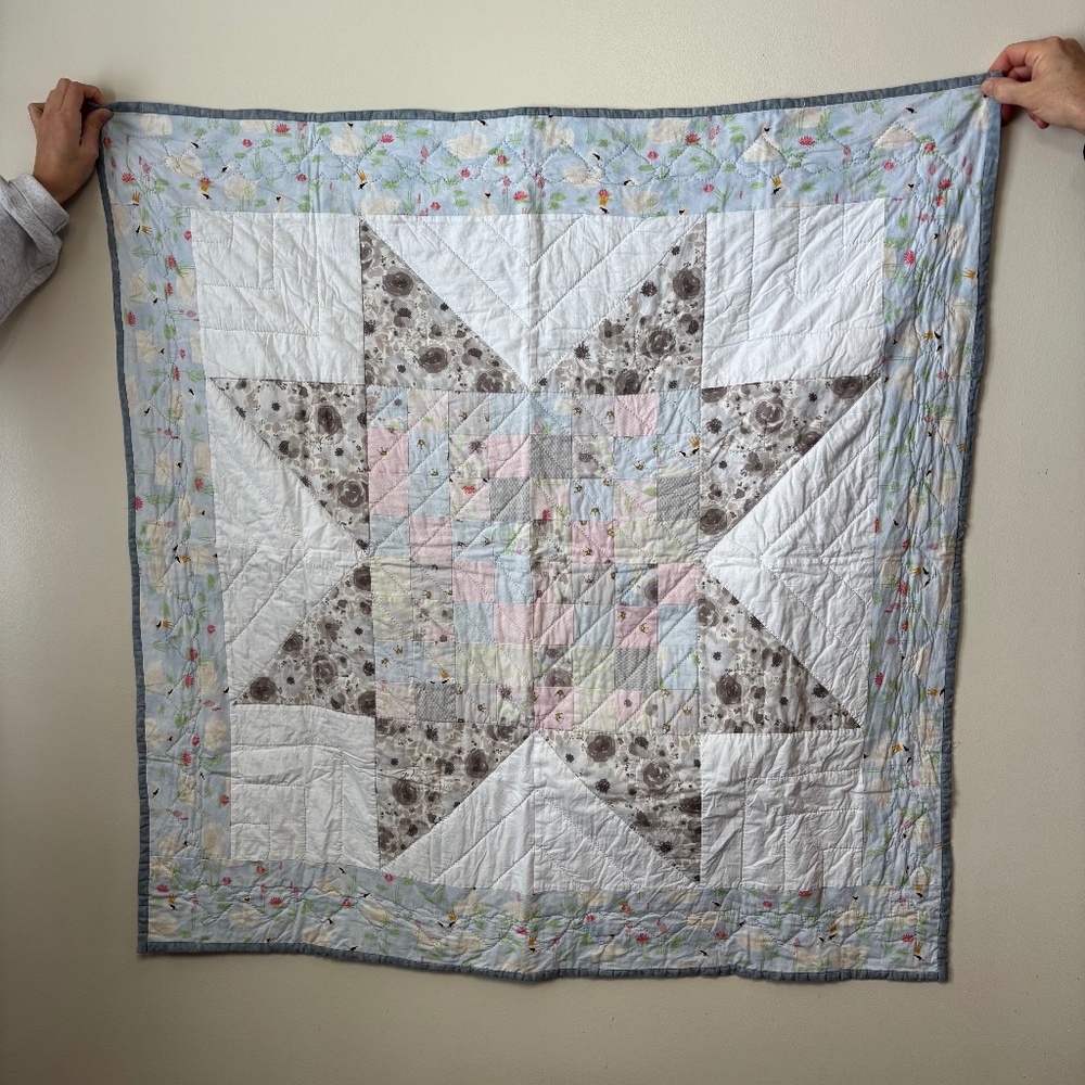 Hand Stitched Baby Quilt - Picture 3 of 12
